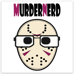 Murder Nerd Square Sticker