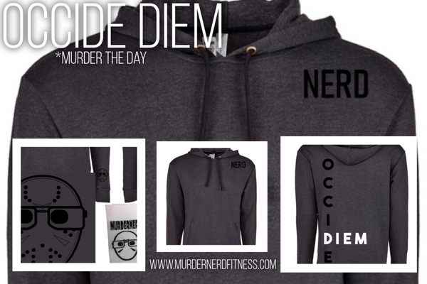 OCCIDE DIEM "Murder the Day" - Athletic Hoodie - Heather Black